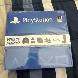 Playstation Collector's Box - Cap, Pins, Coaster, Clips, Decal, Wall Caddy (New) - Picture 1 of 2