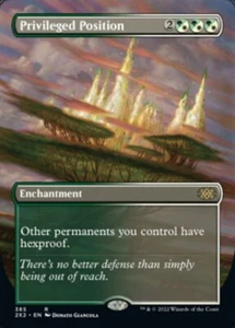 *BORDERLESS* Privileged Position - Double Masters 2022 (R) - MTG - Picture 1 of 1