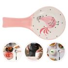 Pink Ceramics Spoon Rest Dining Table For Kitchen- Stove