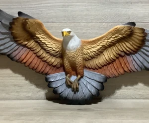 VTG 1970 Bossons Fraser Art Bald Eagle Bird Sculpture Wall Plaque Hanging Decor - Picture 1 of 8