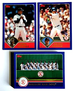 2003 Topps BOSTON RED SOX Team Set 24 Cards - Picture 1 of 5