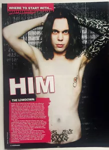 VILLE VALO / HIM 2007 full page UK magazine poster - Picture 1 of 2
