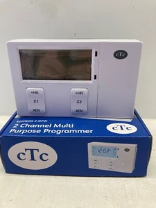 CTC EZIPROG 2 EP2 2 CHANNEL 7 DAY DIGITAL CENTRAL HEATING TIMER TWO CHANNEL - Picture 1 of 4