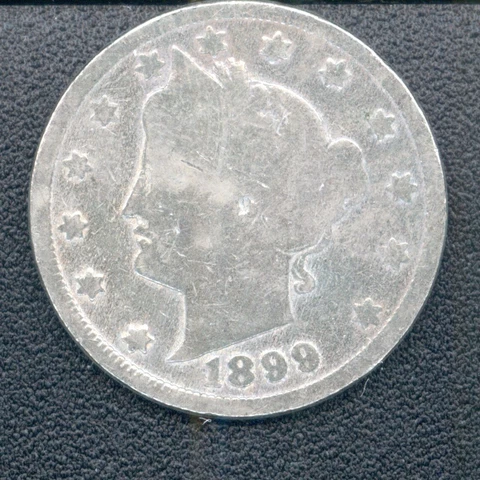 USA 1899 five cent Cover