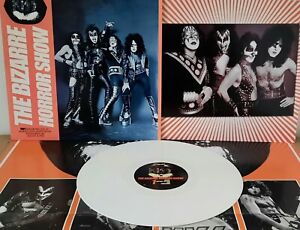 kiss Hotter Than Hell live 74 + Huge Poster The Bizarre Horror Show White Vinyl 