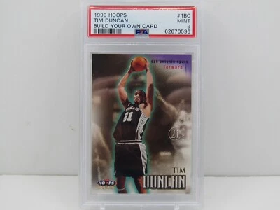 TIM DUNCAN 1999 HOOPS BUILD YOUR OWN CARD! #080/250! SAN ANTONIO SPURS! PSA 9! - Image 1 of 2