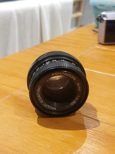 Pentacon auto 50mm f/1.8 Fixed Prime Standard Lens M42 Universal Mount. - Picture 1 of 2