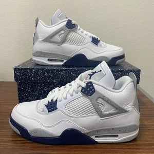 Nike Air Jordan Retro 4 Midnight Navy Military DH6927-140 Herren Größe 14 " - Bild 1 von 10