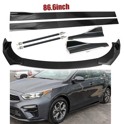 Front Bumper Spoiler For Kia Forte Sedan 2019-2021-2022 Body Kit+Side Skirt+Rear Foto 1 de 4