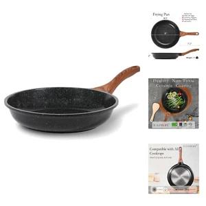 Nonstick Ceramic Frying Pan Skillet, Non-Toxic Egg Omelette Kitchen Cooking P... - Picture 1 of 8