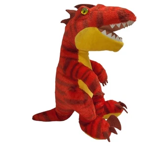 Build A Bear roter Plüsch-Dinosaurier T Rex Velociraptor Raptor Stofftier 19 Zoll - Bild 1 von 16