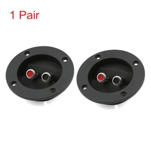 Coppia Altoparlanti Audio Molla Legatura Post Doppia Morsettiera Connettore Scheda - Foto 1 di 3