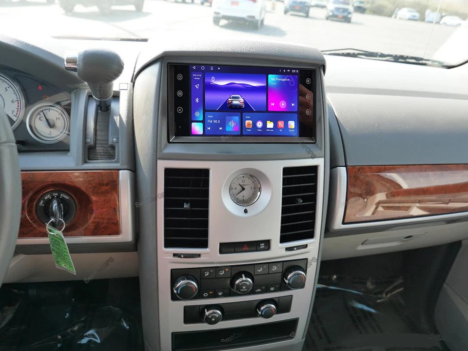 7" For 2008-2010 Chrysler Town & Country Android 13 Carplay Car Stereo Radio GPS Foto 1 de 4