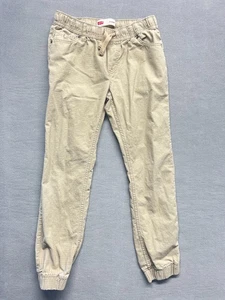 Levi Strauss Girl's Joggers Khaki Chino Elastic Waist 100% COTTON SIZE L G G - Picture 1 of 7