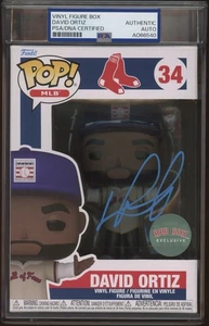 David Ortiz Signed MLB Hall Of Fame Funko Pop 34 PSA ENCAPSULATED BOSTON RED SOX - Picture 1 of 2
