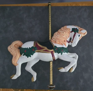 Ceramic Hand Painted Carousel Horse w/o the Stand 12" L, 9" Tall - Picture 1 of 5