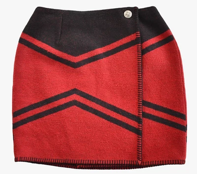 Винтажный RALPH LAUREN страны индийский/западный одеяло шерстяная смесь надежном юбка 10 - Изображение 1 из 4