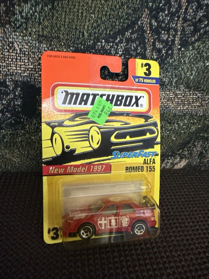 1996 Matchbox Super Fast #3 - Alfa Romeo 155 - Image 1 of 1