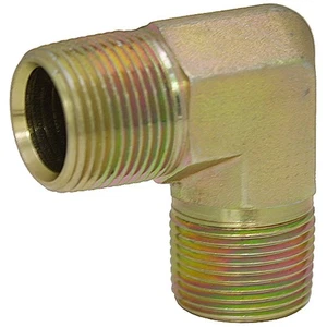 1/2" NPT Male x 3/8" NPT Male 90 Degree Elbow 5500-08-06 Adapter 9-5500-8-6 - Picture 1 of 2