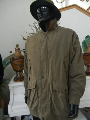 NEW RFT RAINFOREST HERITAGE REMOVABLE DOWN FILL LEATHER TRIM OLIVE GREEN COAT XL - Image 1 of 4