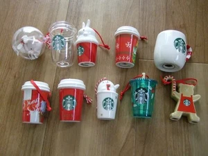 Starbucks Ornament Set of 10 D - Picture 1 of 5