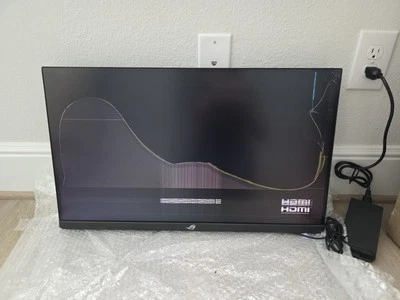 ASUS ROG Swift 27'' PG279QM Gaming Monitor - NOT WORKING - AS IS- Screen Cracked - Image 1 of 4