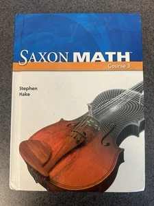 Saxon Math Course 3  Textbook Stephen Hake 2012 - Picture 1 of 8