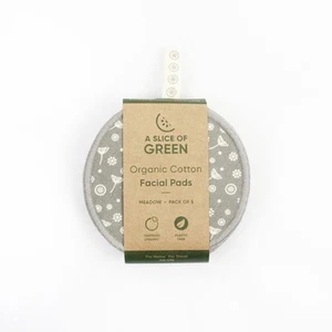 A Slice of Green Organic Cotton Facial Pads - Meadow Pack of 5 - Bild 1 von 1