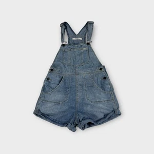 Wrangler Blue Denim 100% Cotton Short Leg Overalls Blue Womens 6 Western - Picture 1 of 10