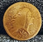 1793 LARGE CENT FLOWING HAIR FINE DETS FULL DATE AND LIBERTY ABSOLUTELY GENUINE