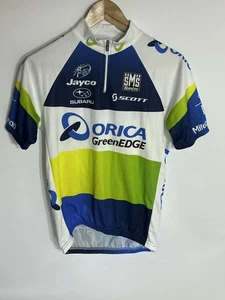 Santini Cycle Jersey ORICA Greenedge Team | Men's | Blue/White/Green | Medium | - Picture 1 of 12