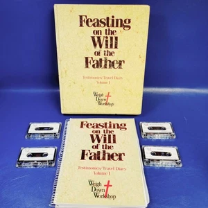 Feasting on the Will of the Father Testimonies Travel Diary Vol 1 Book Binder Ta - Picture 1 of 11