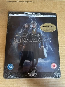 Fantastic Beasts The Crimes of Grindelwald 4K+2D UK Steelbook Blu-Ray NEW/SEALED - Picture 1 of 4