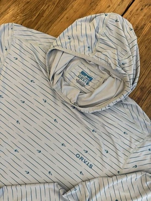 Orvis Drirelease Hoodie 2XL Fly Fishing Sun Shirt Long Sleeve Lightweight B38 - Image 1 of 4