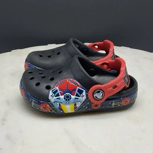 Crocs Clogs Kids 7 Toddler Star Wars Darth Vader Light Up Slip On Shoes 207480 - Picture 1 of 9