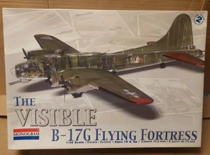 2007 Monogram VISIBLE B-17G Flying Fortress ~ 1/48 scale Model Kit Sealed Parts - Picture 1 of 12