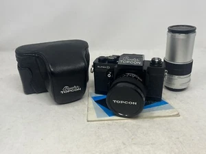 Topcon Super D Black Camera. GN-Topcor RE 50mm f1.8 lens + Others | TESTED WORK - Picture 1 of 17