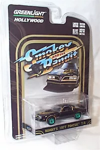 Pontiac 1977 escala 1:64 escala Greenlight Smokey and the Bandit no 0038 base verde - Imagen 1 de 2