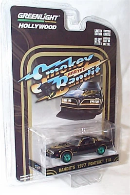 Pontiac 1977 Greenlight escala 1:64 Smokey and the Bandit nº 0038 base verde Foto 1 de 2