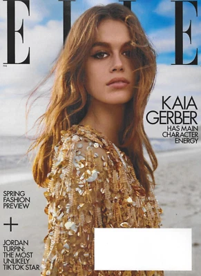 Elle Magazine Kaia Gerber Spring Fashion TikTok Star Jordan Turpin Accessories . Foto 1 de 4