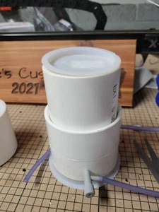 POWDER COAT COATING, PAINT FLUID BED 2" 2 EXTRA CUPS. FISHING. LURES, JIGS, SPI - Picture 1 of 3