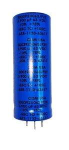 Lot of 10 Cornell Dubilier 300392U063JP2E 3900uF 63V Radial Electrolytic Caps - Picture 1 of 2