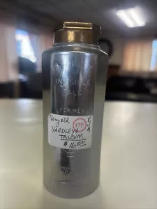 Yardley Invisible Talc 1930 aluminum & brass container rare version w/ Product - Picture 1 of 9
