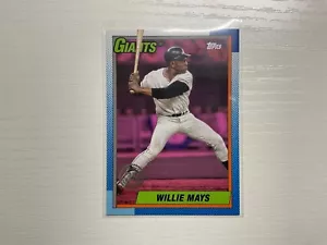 2025 Topps Series 1 WILLIE MAYS 1990 Pink Parallel T90-96 - Picture 1 of 2