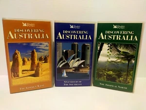 Readers Digest Discovering Australia VHS 3 Videos 1995 Vintage, Free Postage - Picture 1 of 4