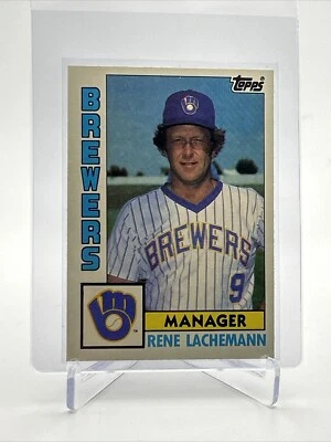 1984 Topps Traded Rene Lachemann Baseball Card #67T NM-MT FREE SHIPPING - Image 1 of 3