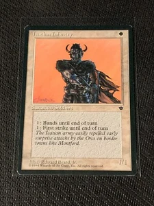 Magic the Gathering Fallen Empires Icatian Infantry (Beard Jr.) - Picture 1 of 2