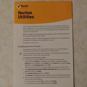 Symantec Norton Utilities 16.0 3PCs Globel Windows XP/Vista/7/8/10 16 - Picture 1 of 2