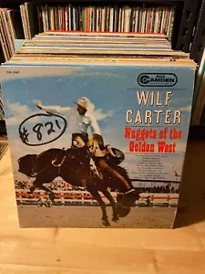 Wilf Carter – Nuggets Of The Golden West Vintage 33RPM VG+ AB42 - Imagen 1 de 2