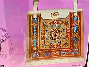 Vintage*General Crafts*REGENCY*Jeweled & Jewel Tone Handbag*KIT*COMPLETE*21004N - Picture 1 of 9